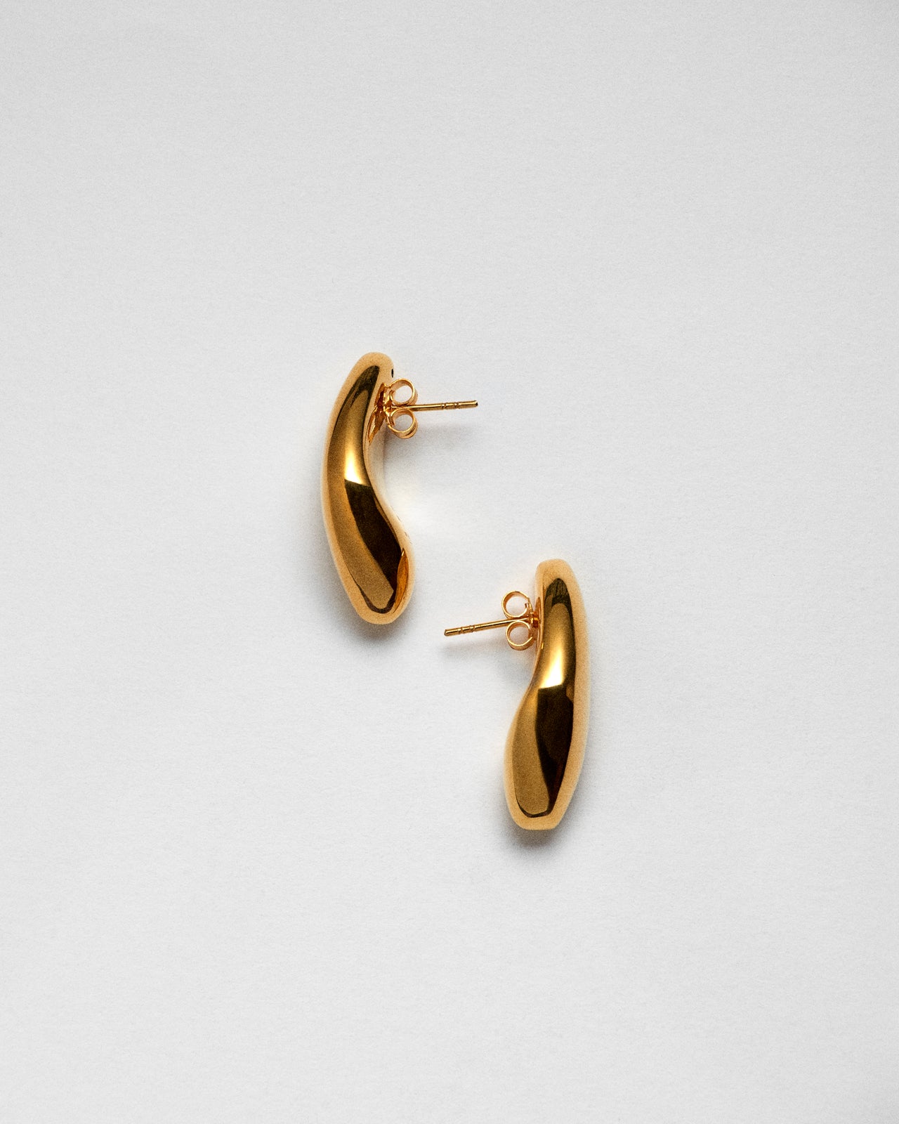 DOWDOW EARRINGS SMALL  in vermeil