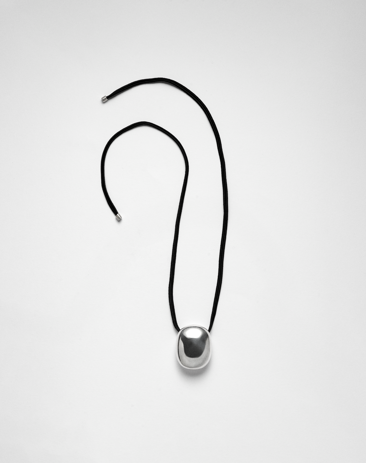 COLLIER BLOWBLOW en argent 925 & cordon de soie noire