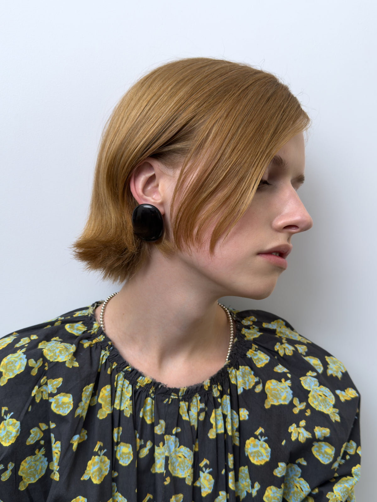 GRANDES BOUCLES D'OREILLES BLOWBLOW - RÉSINE NOIRE